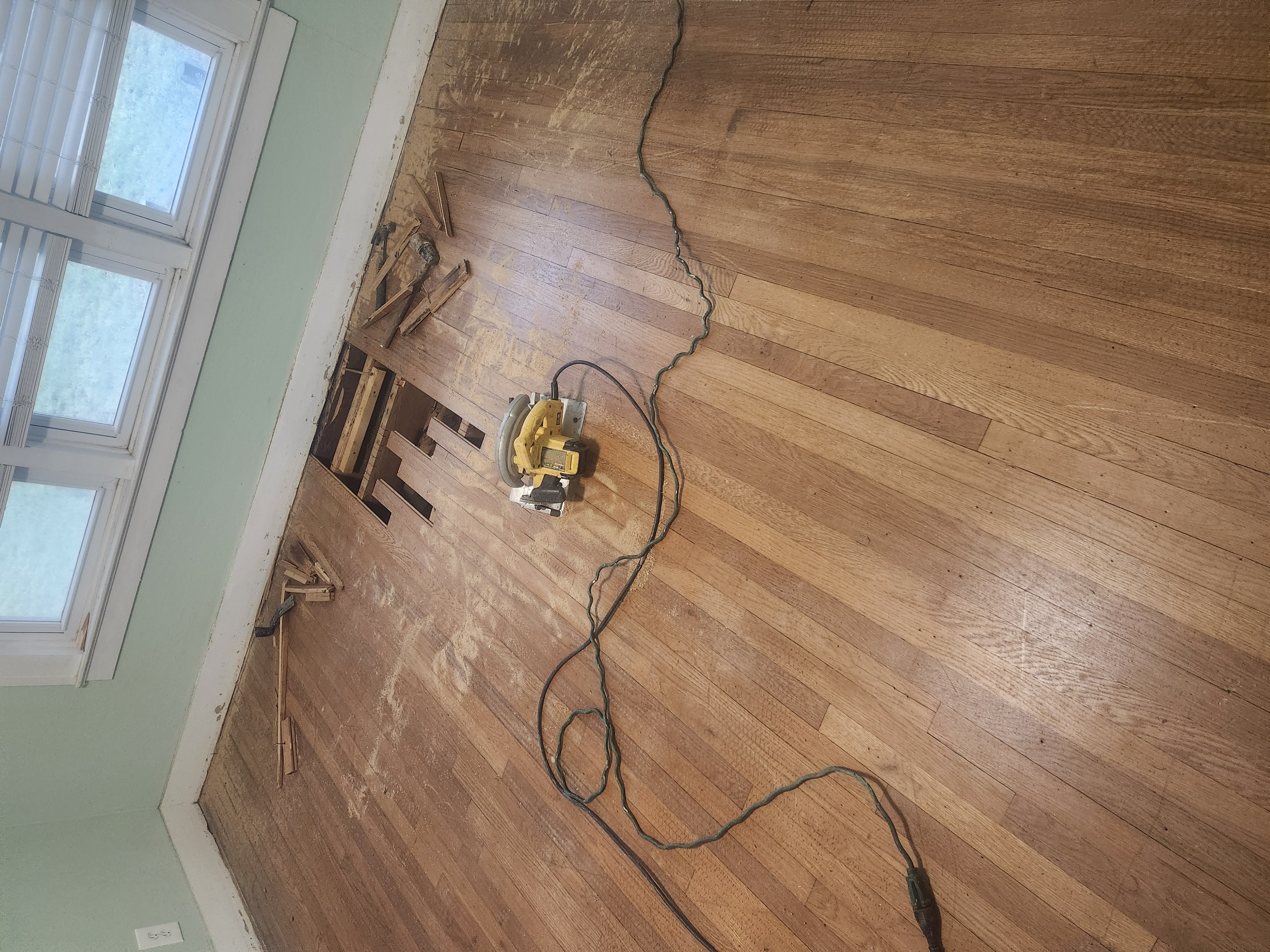 Slat repair finished